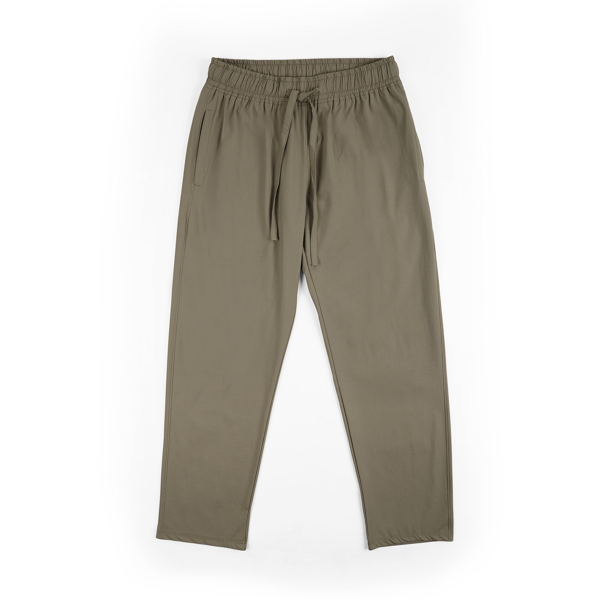 Men’s Relaxed Fit Cotton Drawstring Pants (Grey)