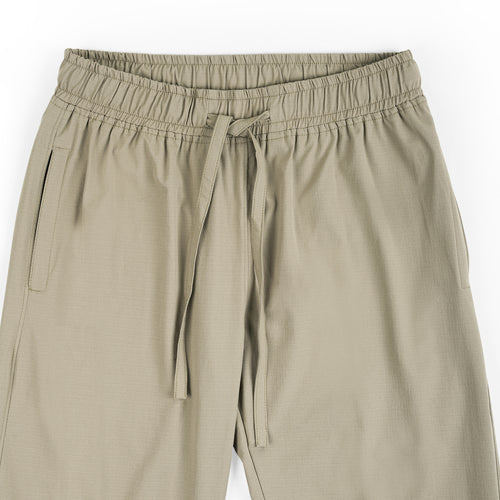 Men’s Relaxed Fit Cotton Drawstring Pants (Dusty Khaki)