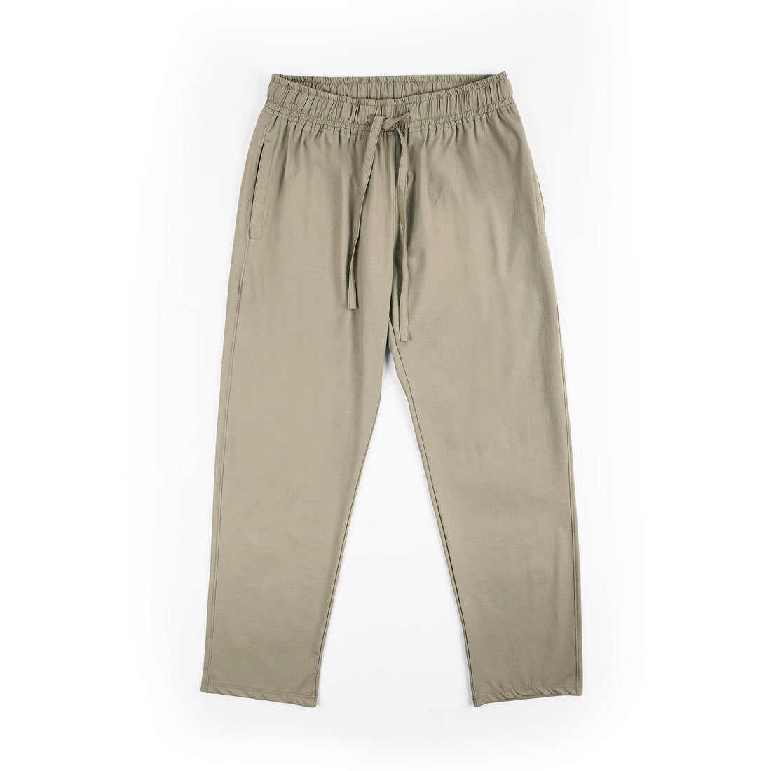 Men’s Relaxed Fit Cotton Drawstring Pants (Dusty Khaki)