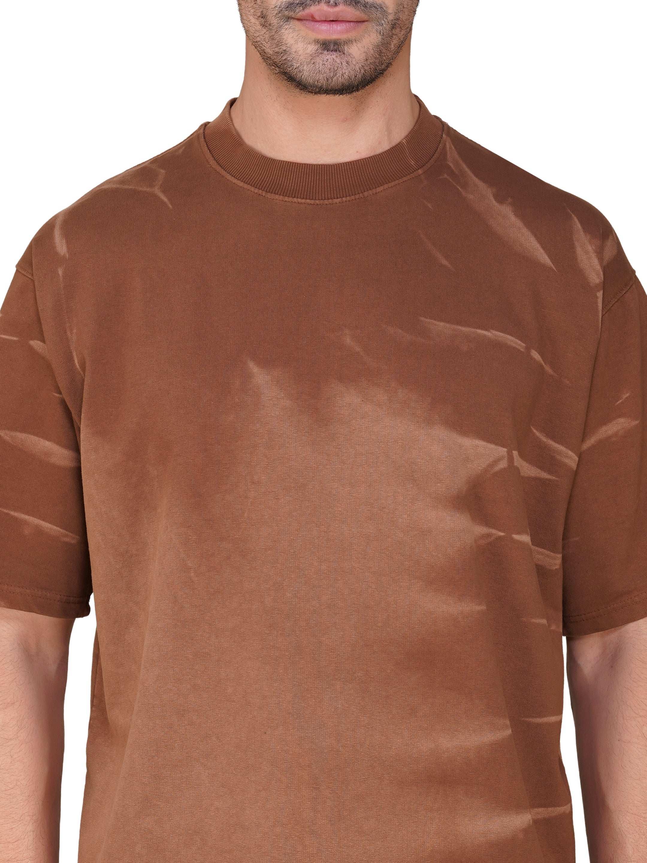 Oversized Tie-Dye Cotton T-Shirt – Desert Series – jibumi