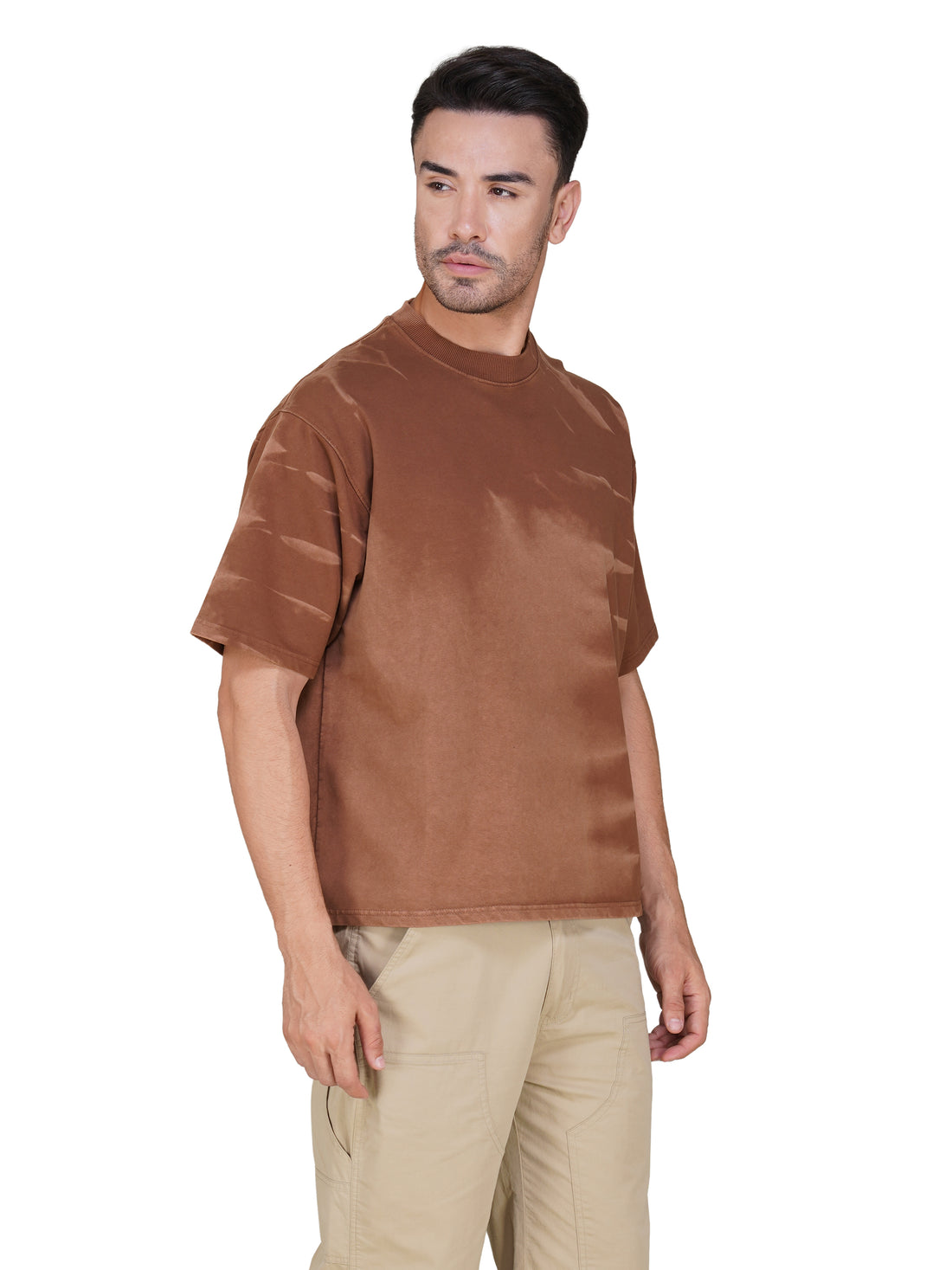 Oversized Tie-Dye Cotton T-Shirt – Desert Series