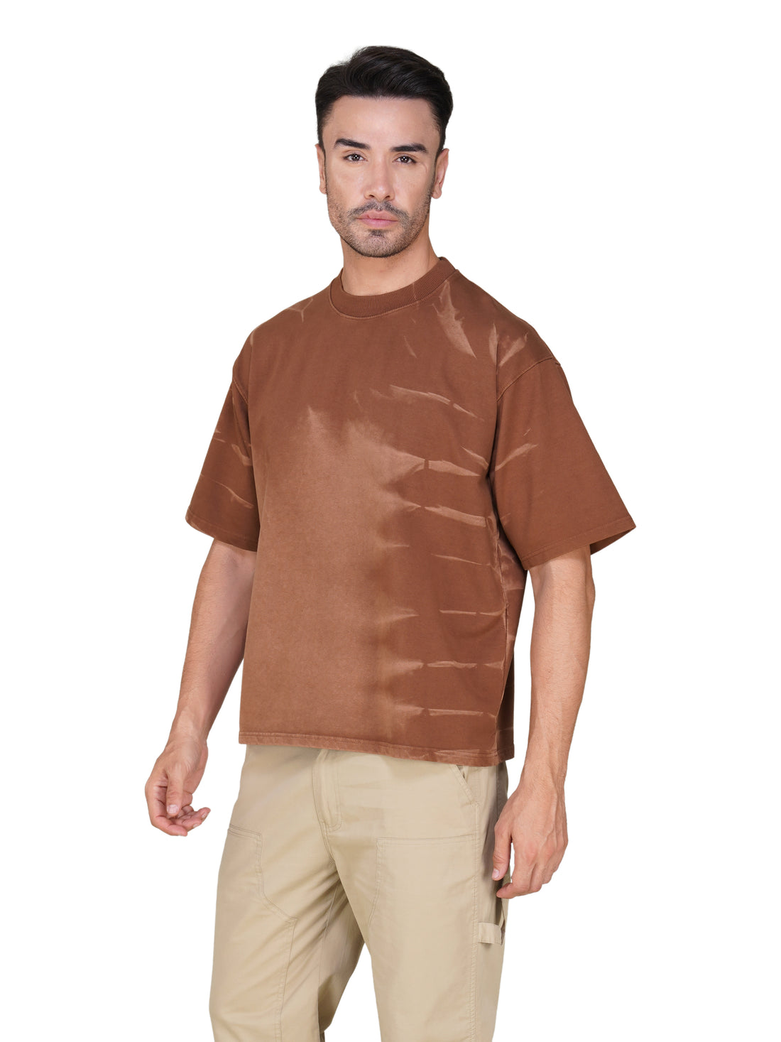 Oversized Tie-Dye Cotton T-Shirt – Desert Series