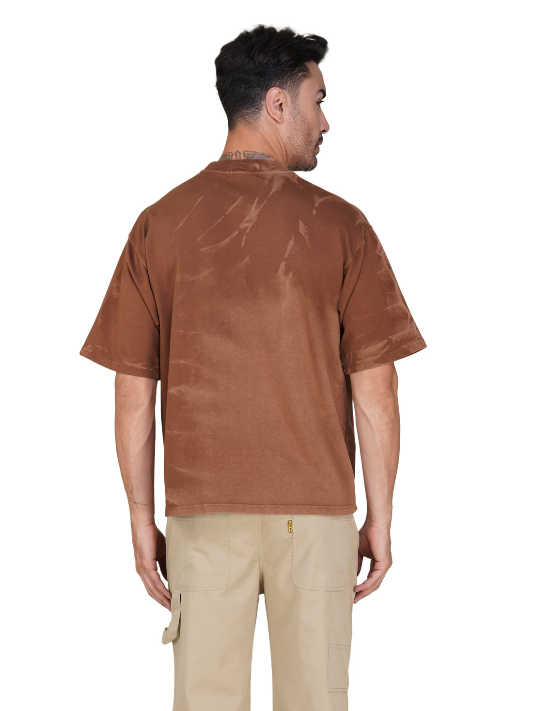 Oversized Tie-Dye Cotton T-Shirt – Desert Series