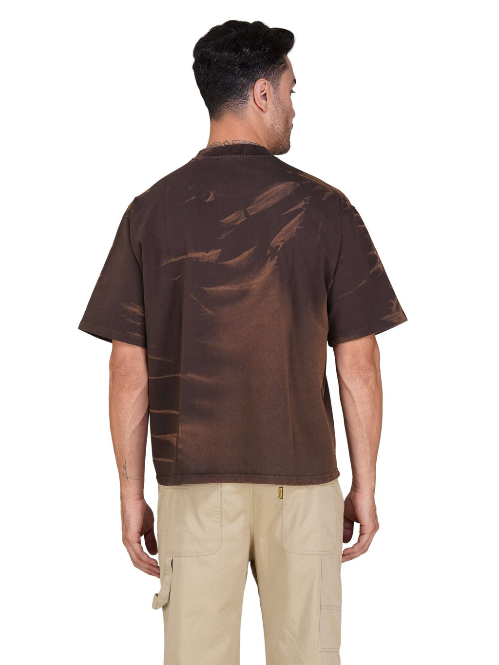 Oversized Tie-Dye Cotton T-Shirt – Desert Series