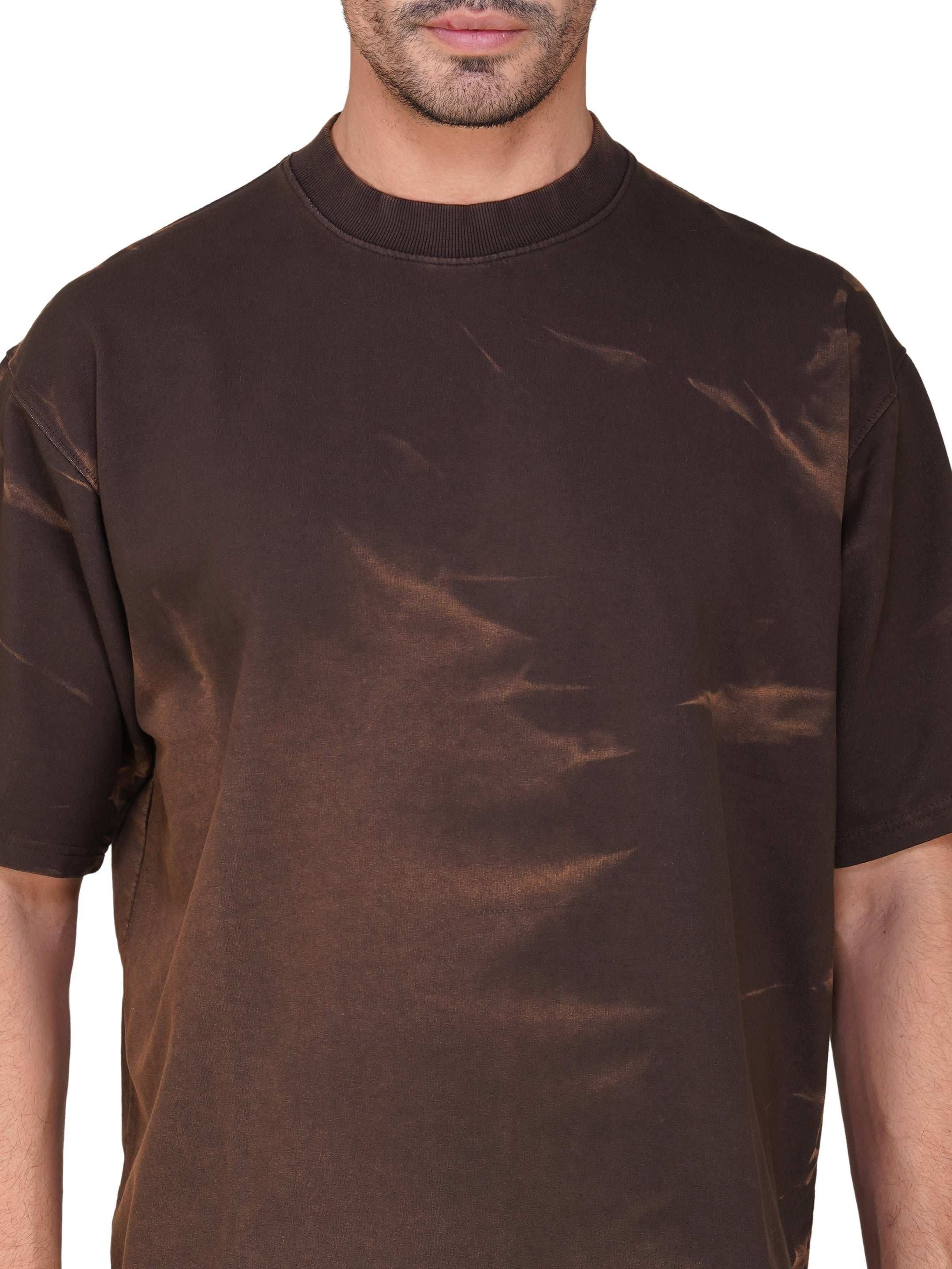 Oversized Tie-Dye Cotton T-Shirt – Desert Series – jibumi