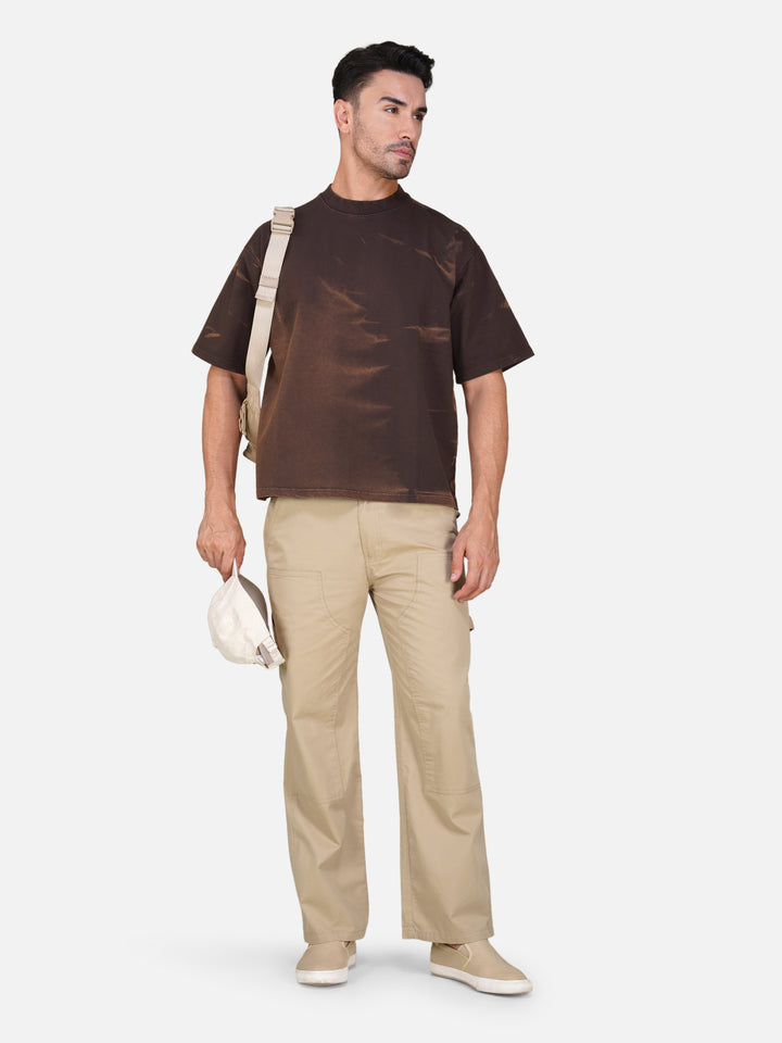 Oversized Tie-Dye Cotton T-Shirt – Desert Series