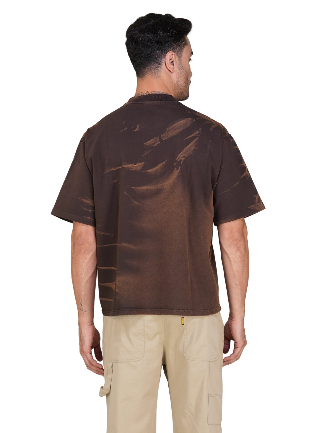 Oversized Tie-Dye Cotton T-Shirt – Desert Series
