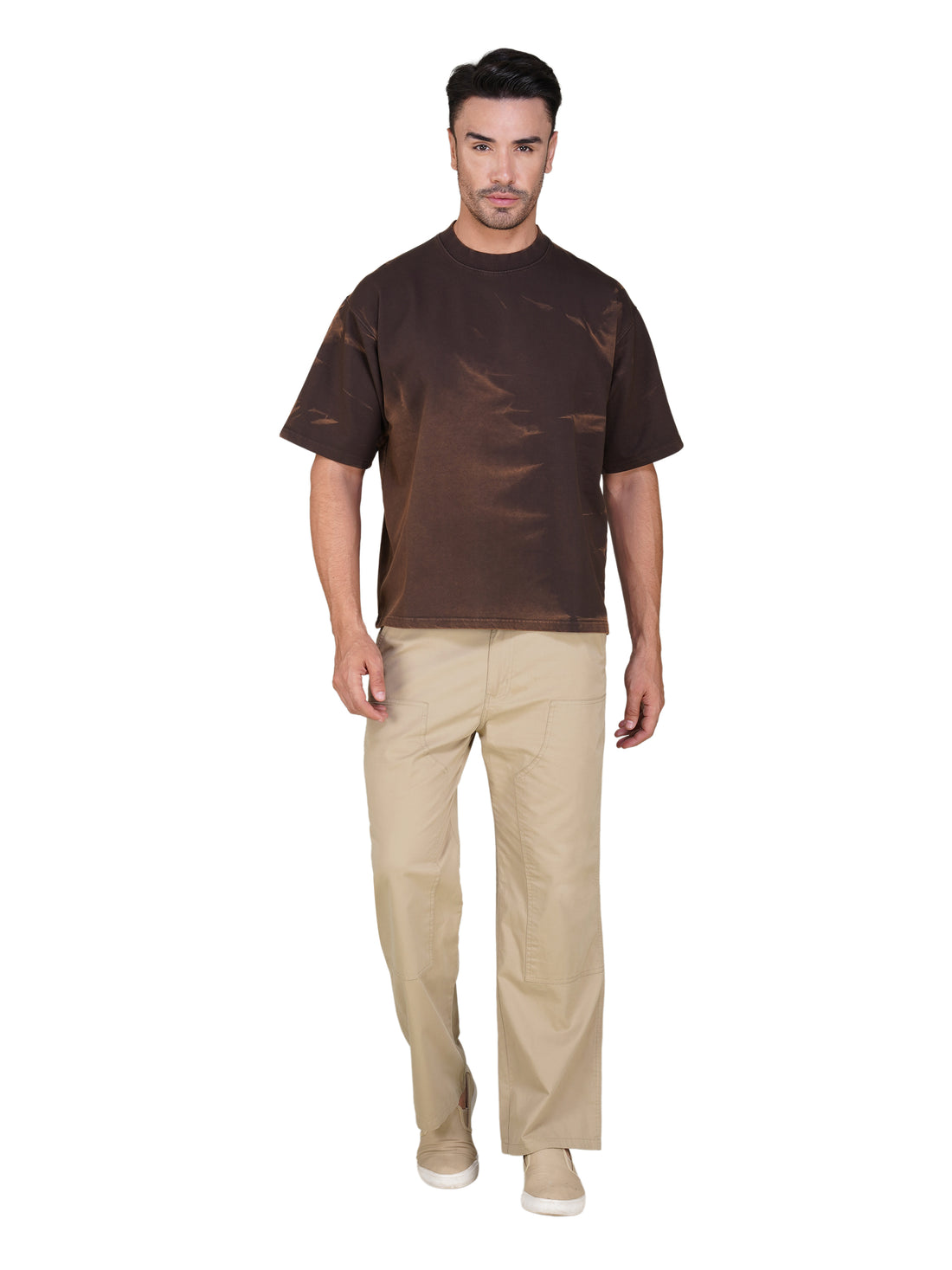 Oversized Tie-Dye Cotton T-Shirt – Desert Series