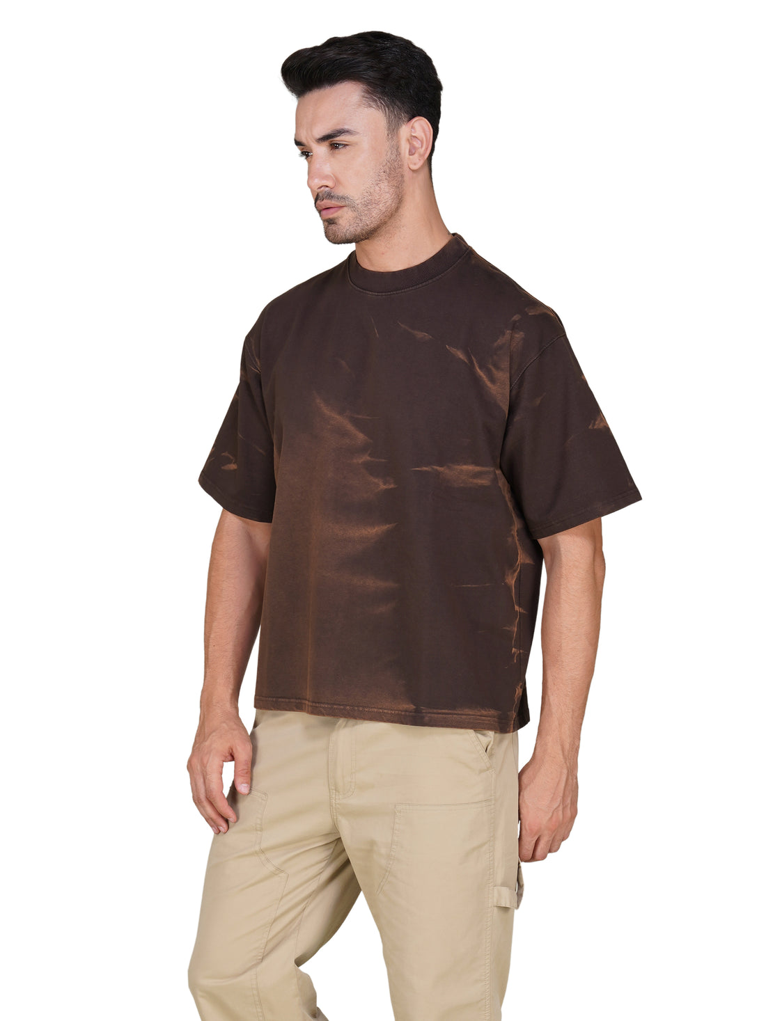 Oversized Tie-Dye Cotton T-Shirt – Desert Series