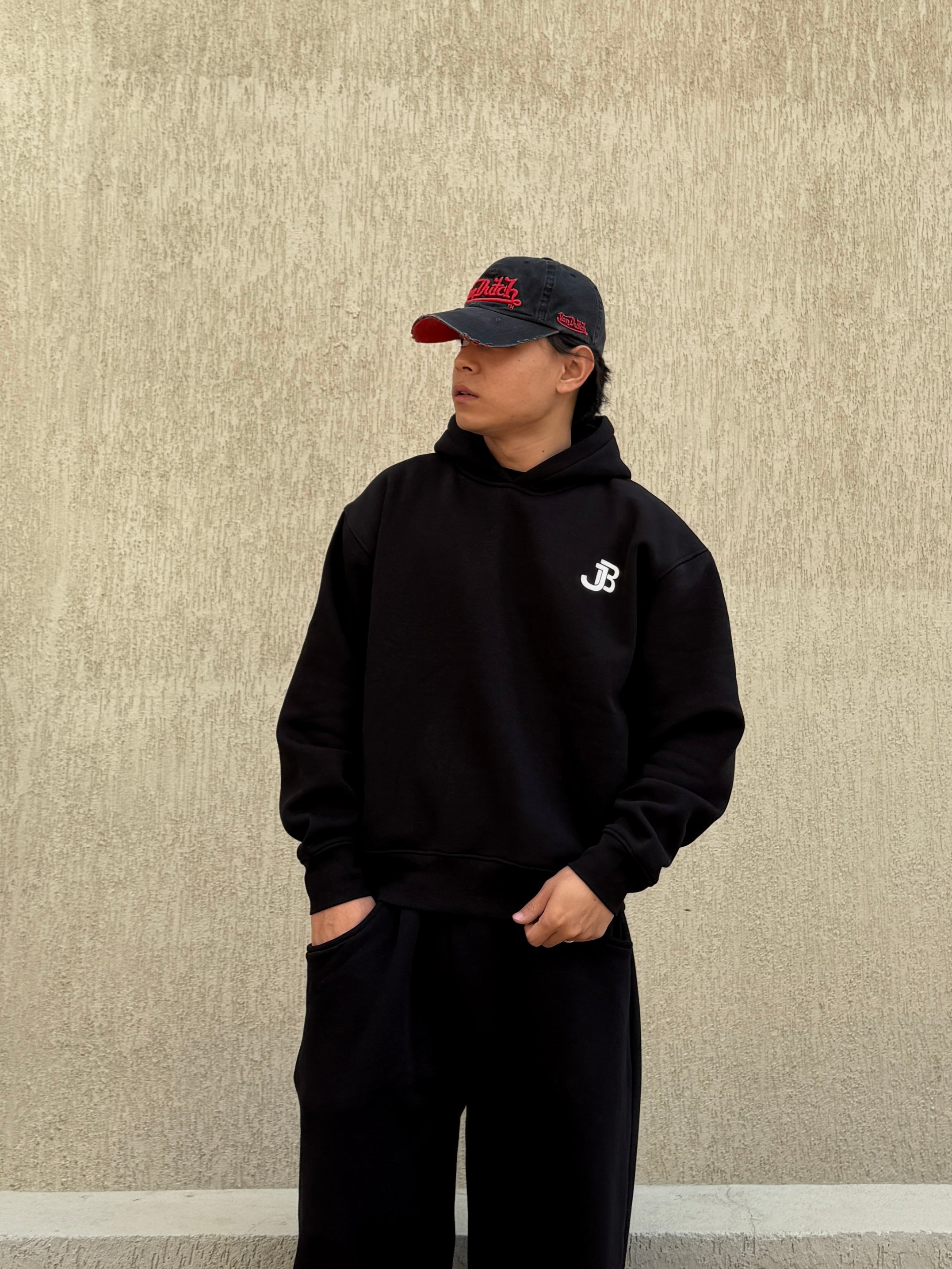 ROYAL VINTAGE JET V2 BLACK HOODIE