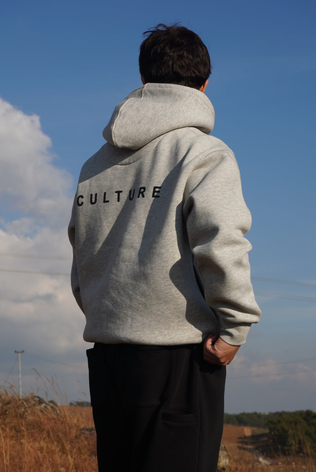 ROYAL VINTAGE JET V2 MELANGE GREY HOODIE