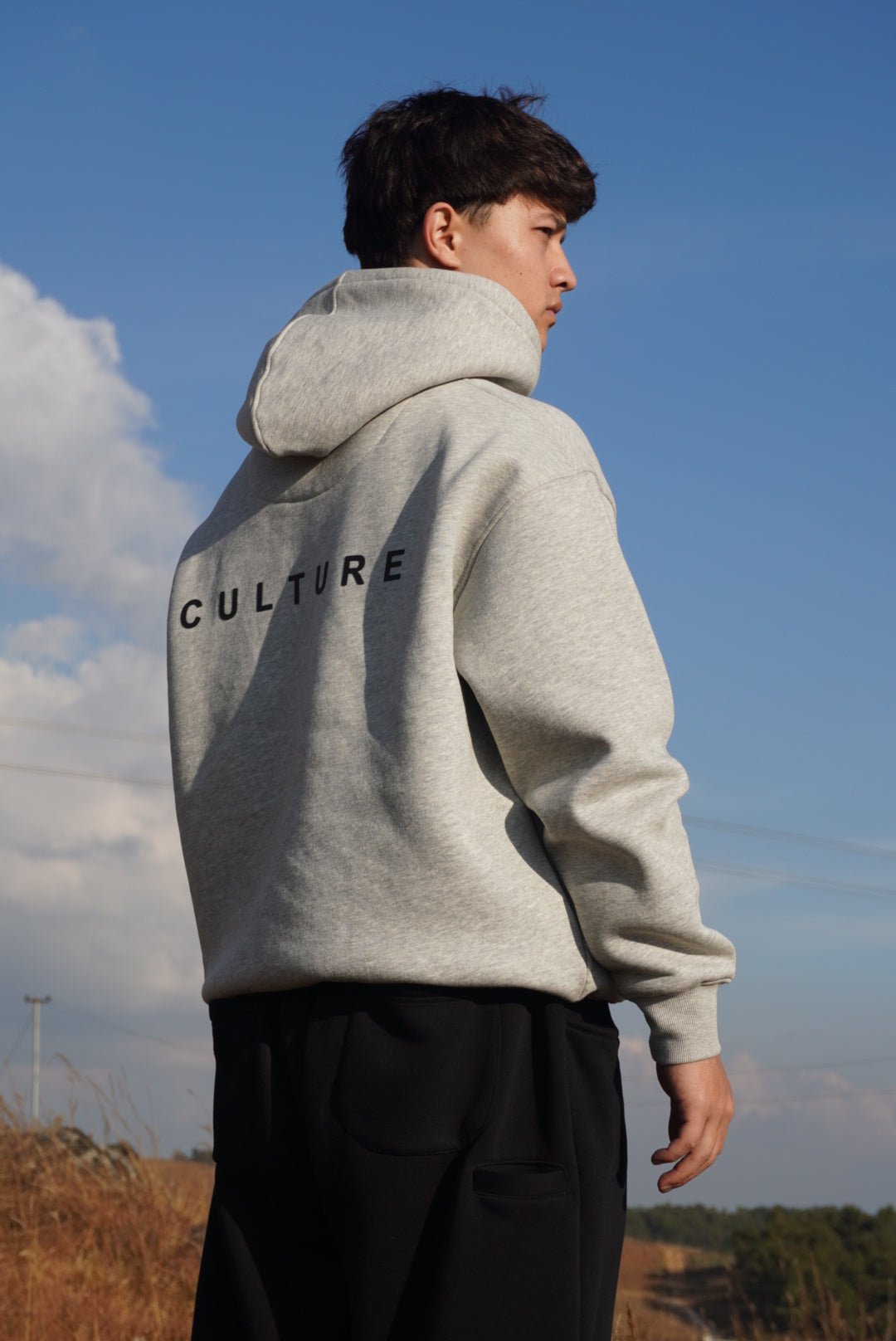 ROYAL VINTAGE JET V2 MELANGE GREY HOODIE