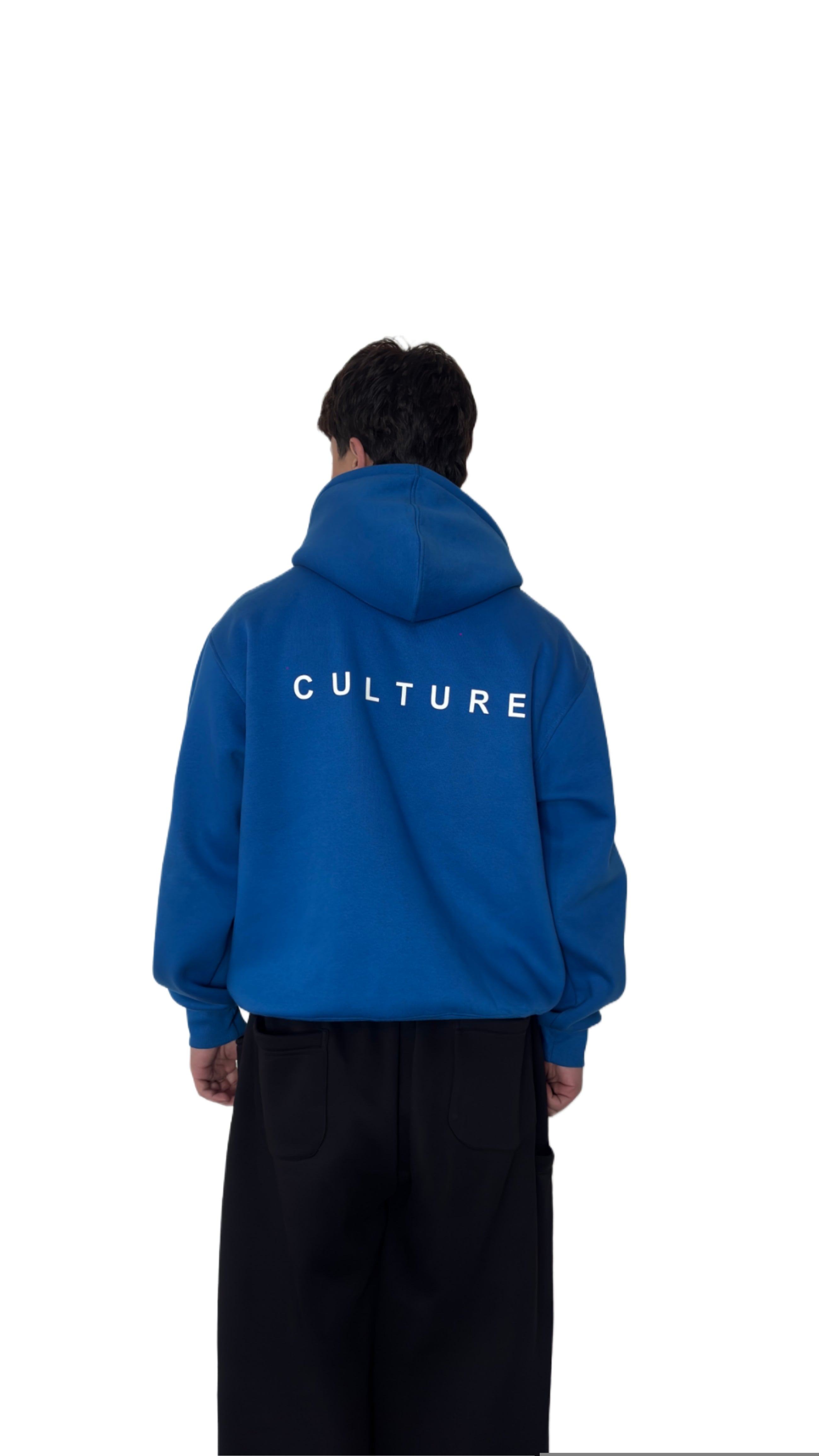 UNISEX ROYAL VINTAGE JET V2 ROYAL BlUE HOODIE