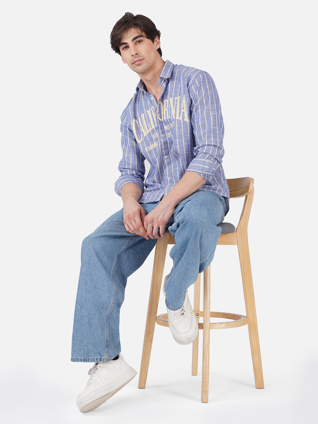 Men's Premium Textured Linen Blend Casual Shirt ( Pack Of 2 )