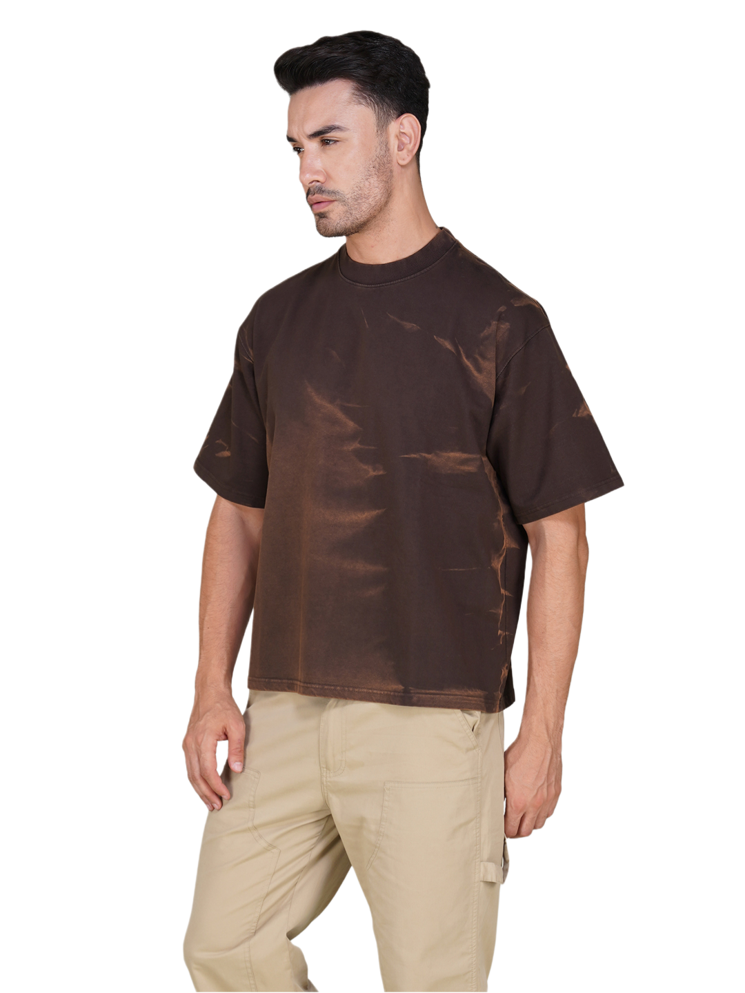 Oversized Tie-Dye Cotton T-Shirt – Desert Series