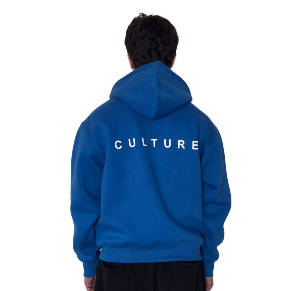 UNISEX ROYAL VINTAGE JET ROYAL BLUE ZIPPER JACKET