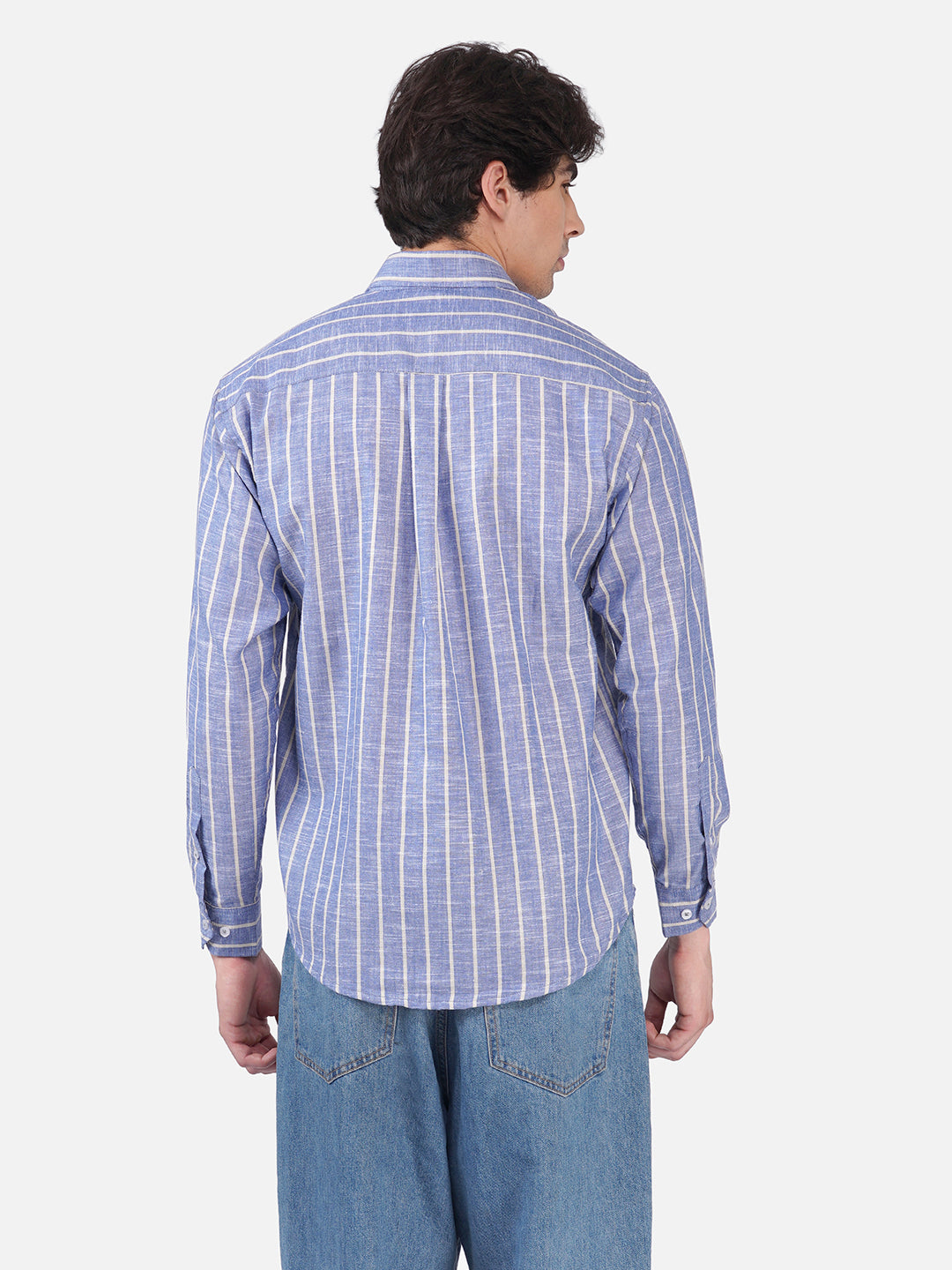Men's Premium Textured Linen Blend Casual Shirt ( Pack Of 2 )