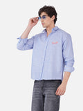 Men's Premium Textured Linen Blend Casual Shirt
