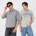 Men's Premium Textured Linen Blend Casual Shirt ( Pack Of 2 )