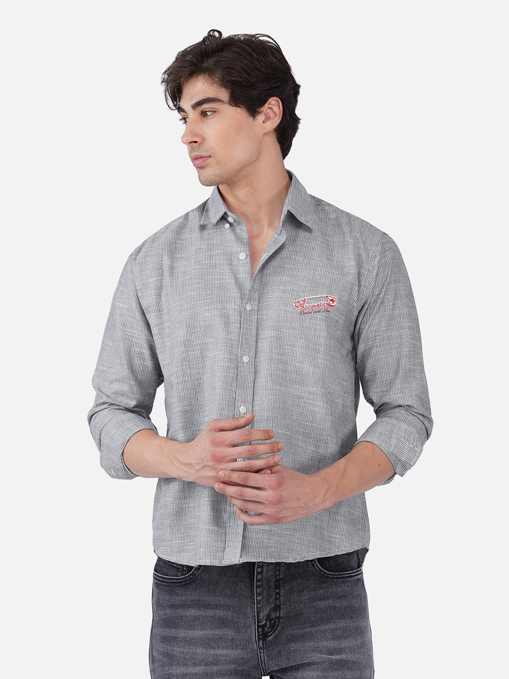 Men's Premium Textured Linen Blend Casual Shirt ( Pack Of 2 )